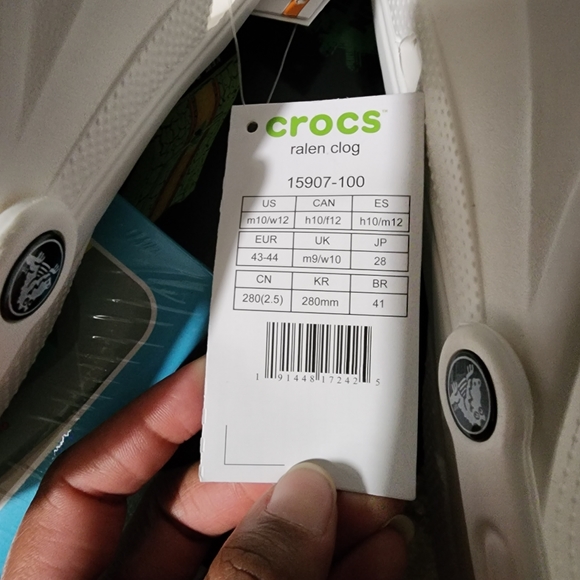 New Crocs Ralen Clog White Mens - Picture 4 of 4